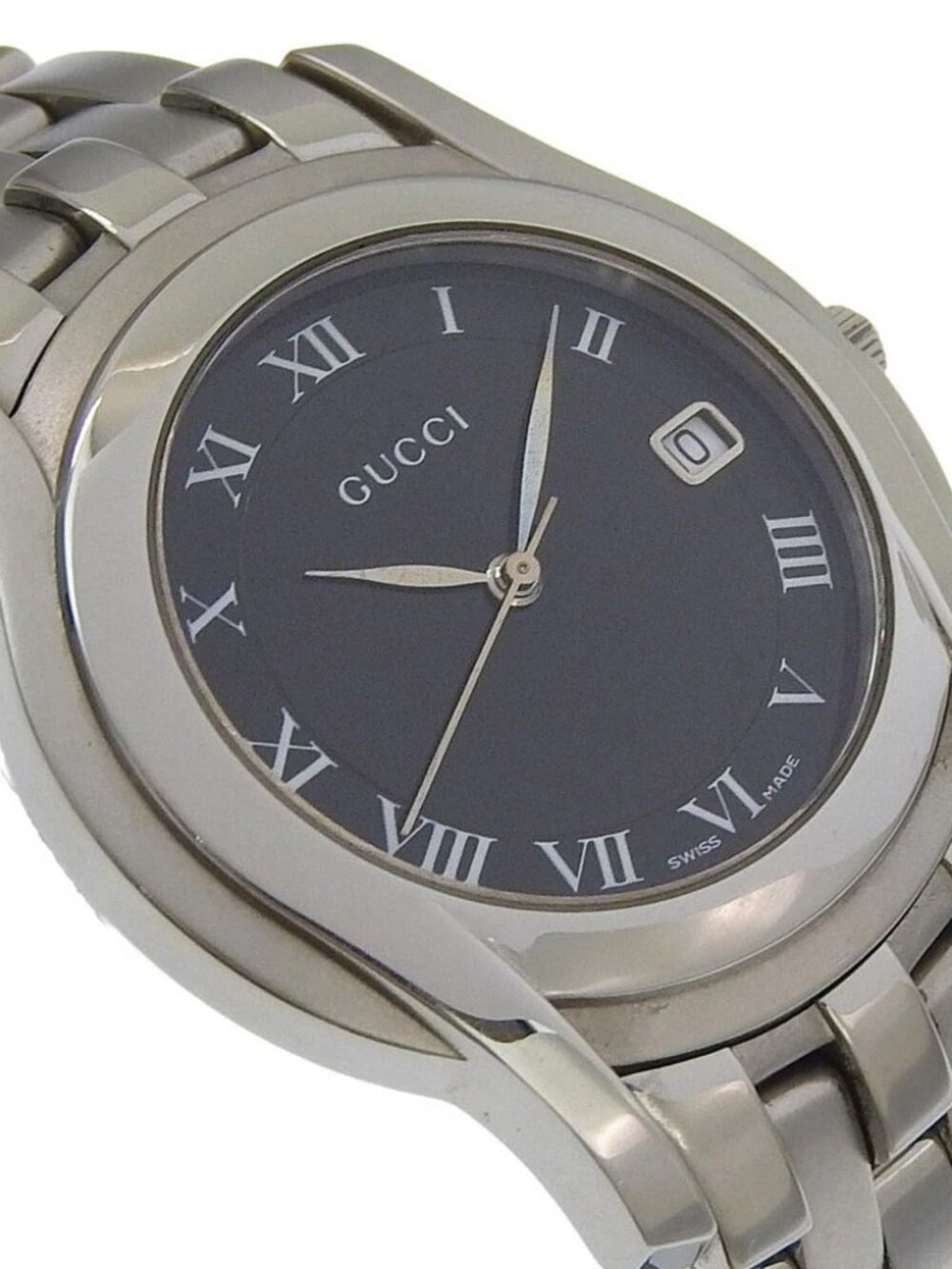 GUCCI Watches 5500M black blackDial Stainless Steel Quartz Analog display ... - Picture 2 of 13